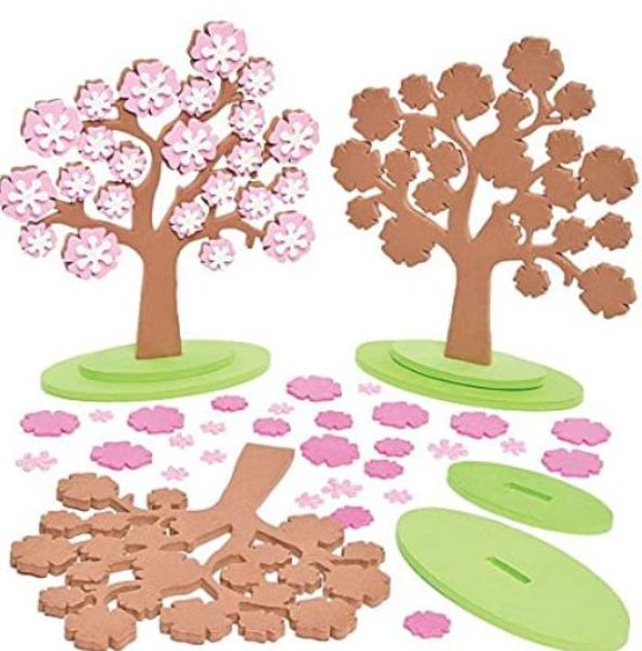 Bastelset Frühlingsbaum (3 Stück)